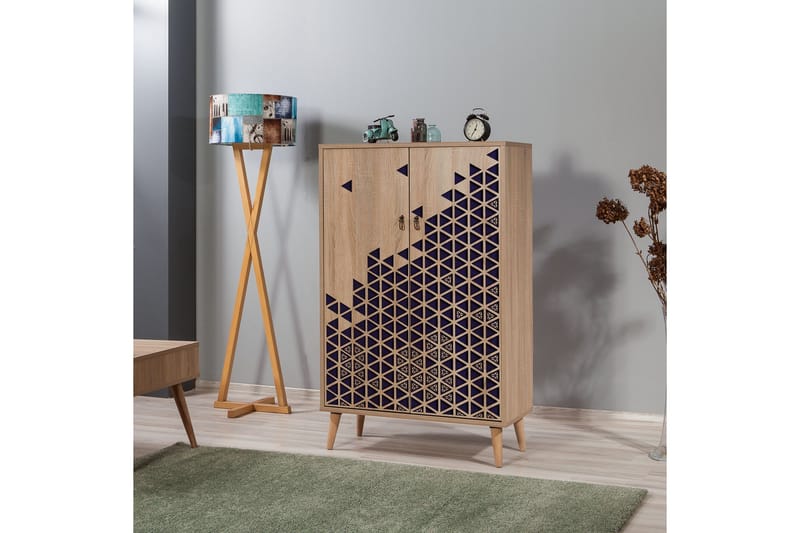 Brokind Förvaringsskåp 80 cm - Brun/Lila - Förvaring - Förvaringsmöbler - Byrå