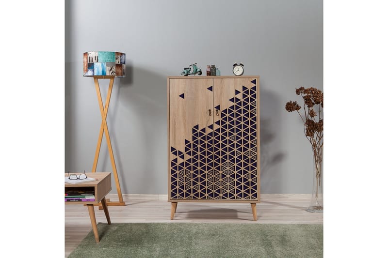 Brokind Förvaringsskåp 80 cm - Brun/Lila - Förvaring - Förvaringsmöbler - Byrå