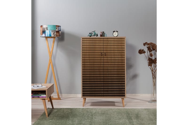 Brokind Förvaringsskåp 80 cm - Brun/Svart/Ek - Förvaring - Förvaringsmöbler - Byrå