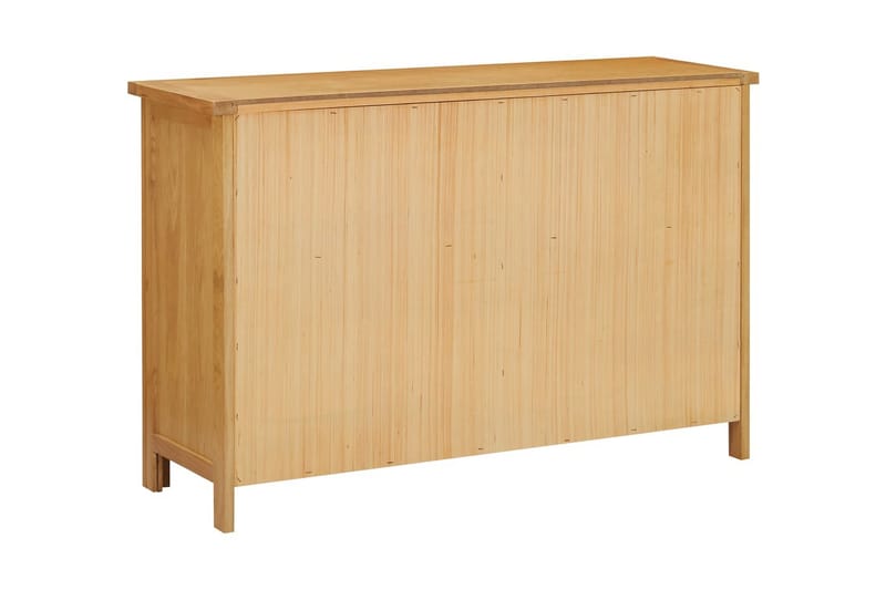 Byrå 105x33,5x73 cm massiv ek - Brun - Förvaring - Förvaringsmöbler - Byrå