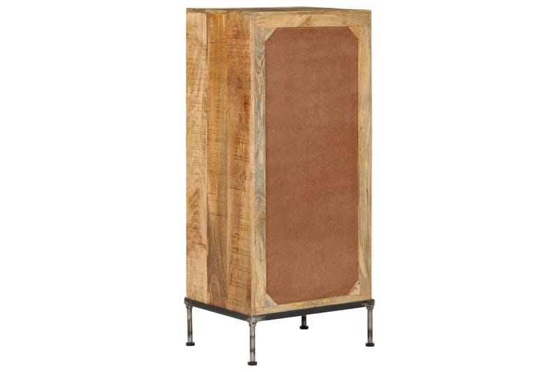 Byrå 45x35x106 cm massivt mangoträ - Brun - Förvaring - Förvaringsmöbler - Byrå