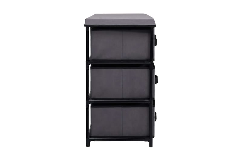 Byrå med 6 lådor 55x29x55 cm grå stål - Grå - Förvaring - Förvaringsmöbler - Byrå