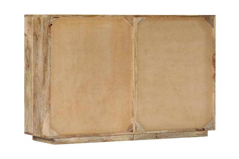 Byrå med 6 lådor bokstäver 120x35x79 cm massivt mangoträ - Brun - Förvaring - Förvaringsmöbler - Byrå