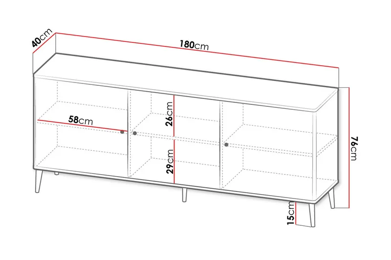 Byrå - Förvaring - Förvaringsmöbler - Byrå