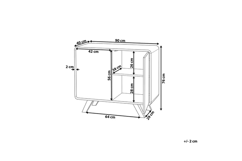 Cabradilla Skåp - Vit - Förvaring - Förvaringsmöbler - Byrå