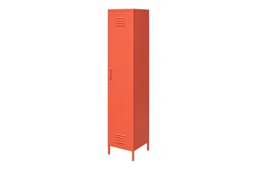 Cache Förvaringsskåp 38x40 cm 1 Dörr Orange - Novogratz - Förvaring - Skåp - Förvaringsskåp - Klädskåp & omklädningsskåp