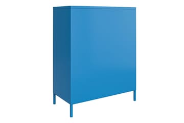 Cache Förvaringsskåp 80x40 cm 2 Dörrar Blå - Novogratz - Förvaring - Förvaringsmöbler - Byrå