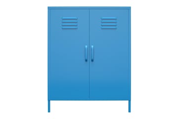 Cache Förvaringsskåp 80x40 cm 2 Dörrar Blå - Novogratz - Förvaring - Förvaringsmöbler - Byrå
