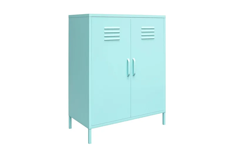 Cache Förvaringsskåp 80x40 cm 2 Dörrar Mint - Novogratz - Förvaring - Förvaringsmöbler - Byrå