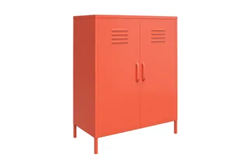 Cache Förvaringsskåp 80x40 cm 2 Dörrar Orange