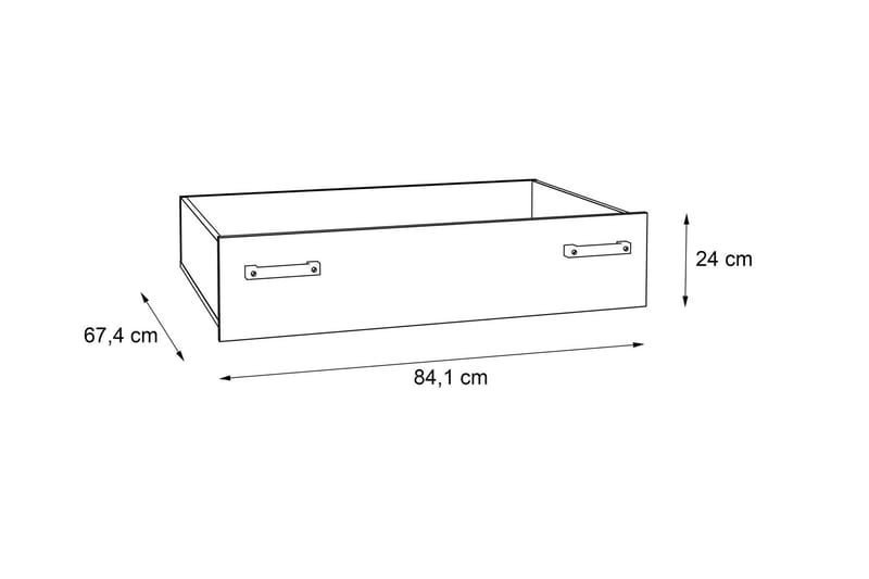 Cadle Byrå 104 cm - Brun - Förvaring - Förvaringsmöbler - Byrå