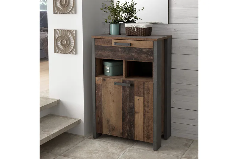 Cadle Skåp 67 cm - Brun/Grå - Förvaring - Förvaringsmöbler - Byrå