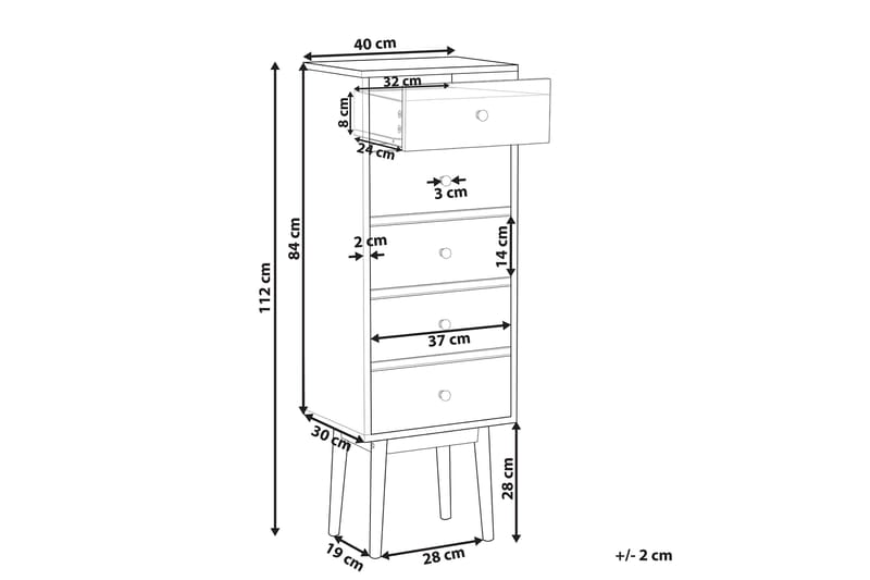 Carliana Skåp - Trä/Natur - Förvaring - Förvaringsmöbler - Byrå
