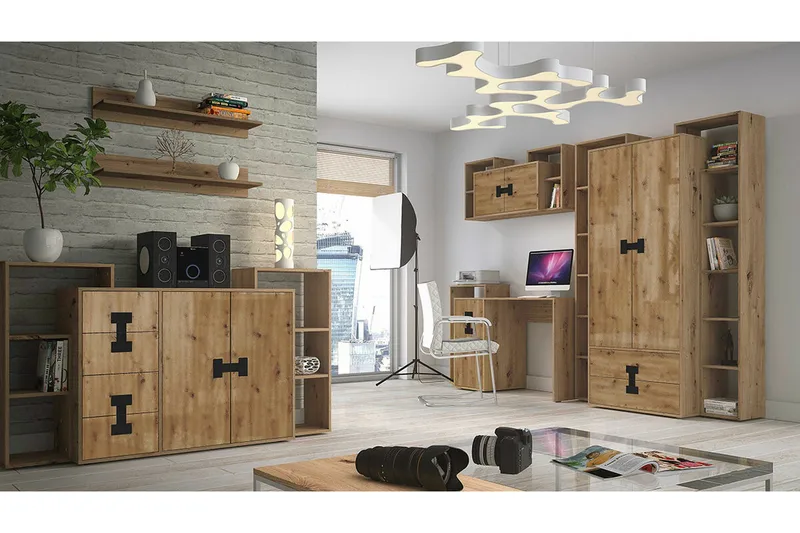 Castlebay Highboard Brown - Förvaring - Förvaringsmöbler - Byrå