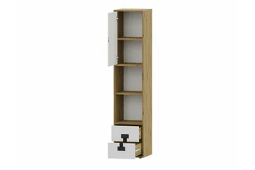 Castlebay Highboard Grey High Gloss - Förvaring - Förvaringsmöbler - Byrå