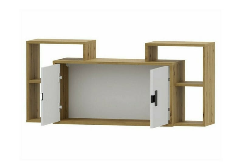 Castlebay Highboard Grey High Gloss - Förvaring - Förvaringsmöbler - Byrå