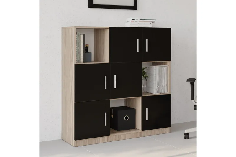 Celtigar Highboard 38x120 cm - Natur/Svart - Förvaring - Förvaringsmöbler - Byrå