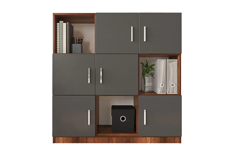 Celtigar Highboard 38x120 cm - Teak/Antracit - Förvaring - Förvaringsmöbler - Byrå