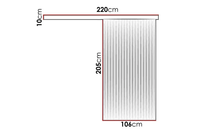 Clonmore Highboard Black - Förvaring - Sko- & klädförvaring - Garderober & garderobssystem