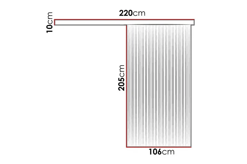 Clonmore Highboard Black - Förvaring - Sko- & klädförvaring - Garderober & garderobssystem