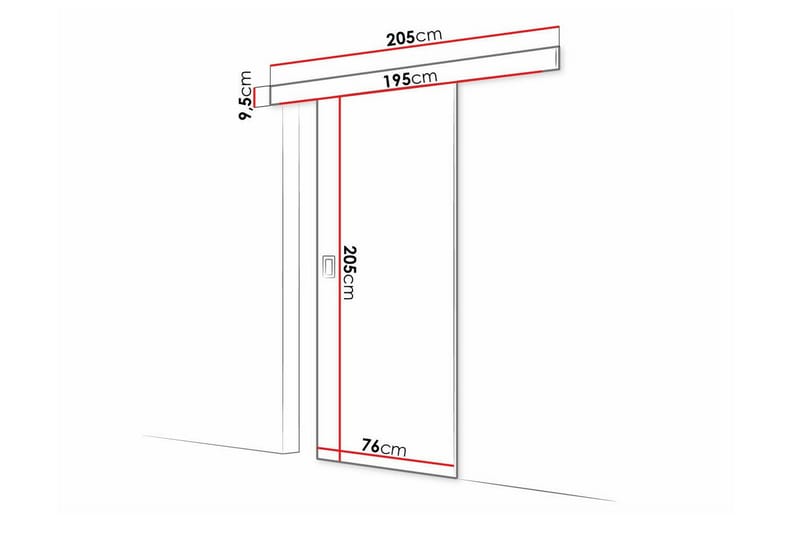 Clonmore Highboard Vit - Förvaring - Förvaringsmöbler - Byrå