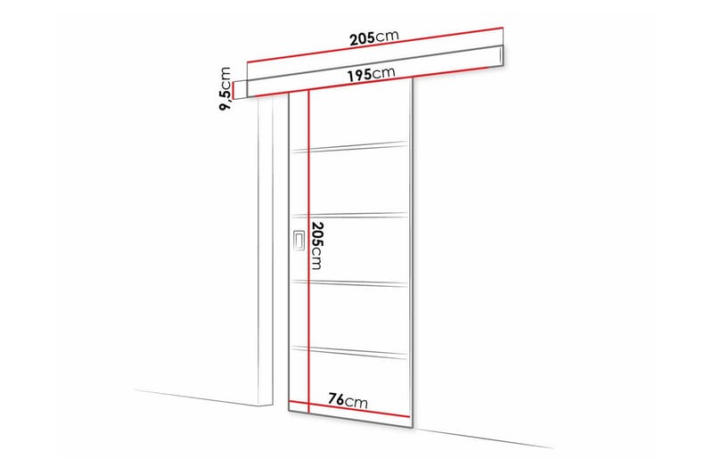 Clonmore Highboard Vit - Förvaring - Förvaringsmöbler - Byrå