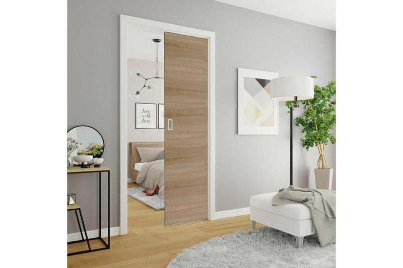 Clonmore Skjutdörr Brun - Förvaring - Sko- & klädförvaring - Garderober & garderobssystem