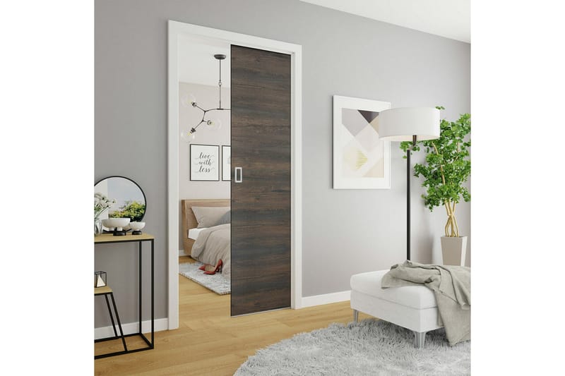 Clonmore Skjutdörr Mörkbrun - Förvaring - Sko- & klädförvaring - Garderober & garderobssystem