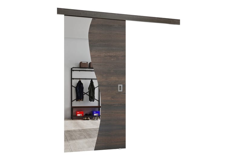 Clonmore Skjutdörr Mörkbrun