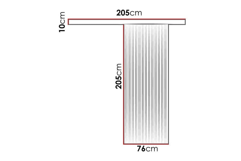 Clonmore Skjutdörr Svart - Förvaring - Sko- & klädförvaring - Garderober & garderobssystem