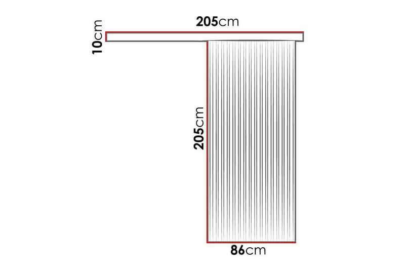 Clonmore Skjutdörr Svart - Förvaring - Sko- & klädförvaring - Garderober & garderobssystem