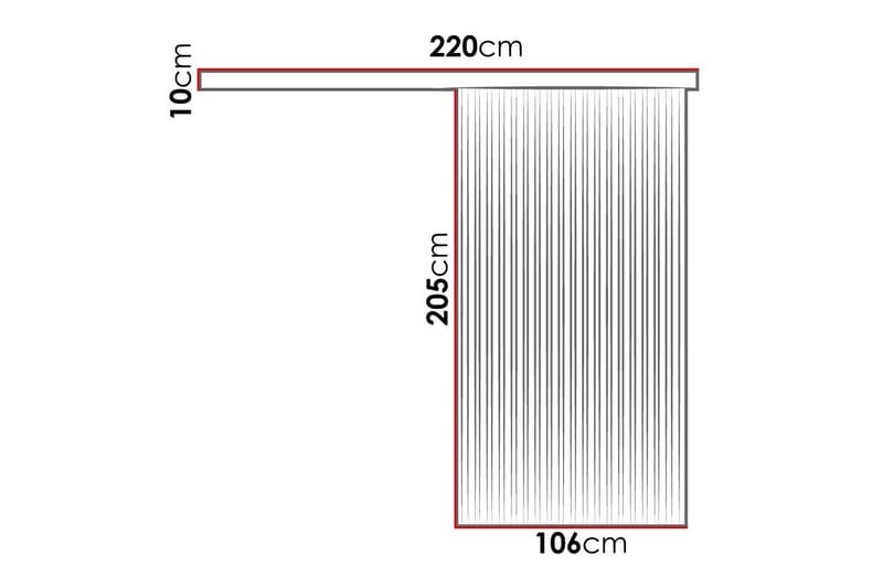 Clonmore Skjutdörr Svart - Förvaring - Sko- & klädförvaring - Garderober & garderobssystem