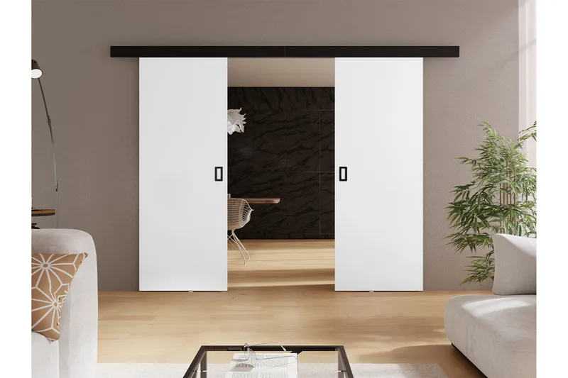 Clonmore Skjutdörr - Vit - Förvaring - Sko- & klädförvaring - Garderober & garderobssystem