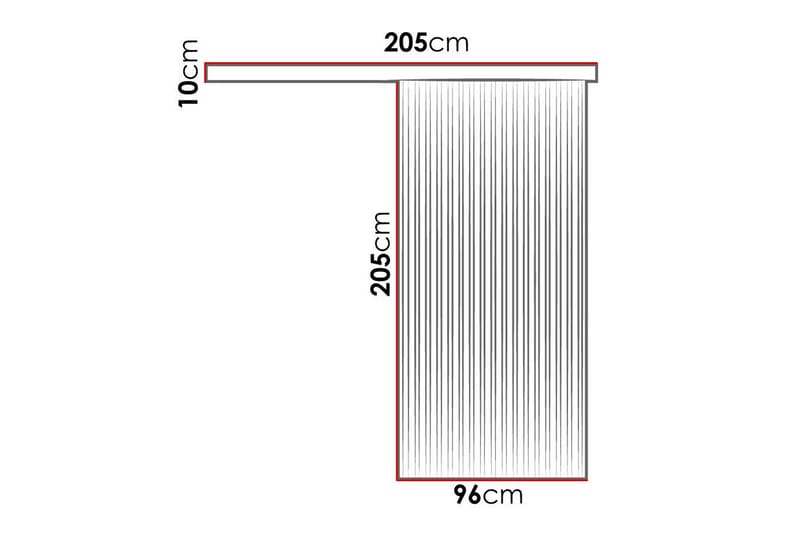 Clonmore Skjutdörr Vit - Förvaring - Sko- & klädförvaring - Garderober & garderobssystem