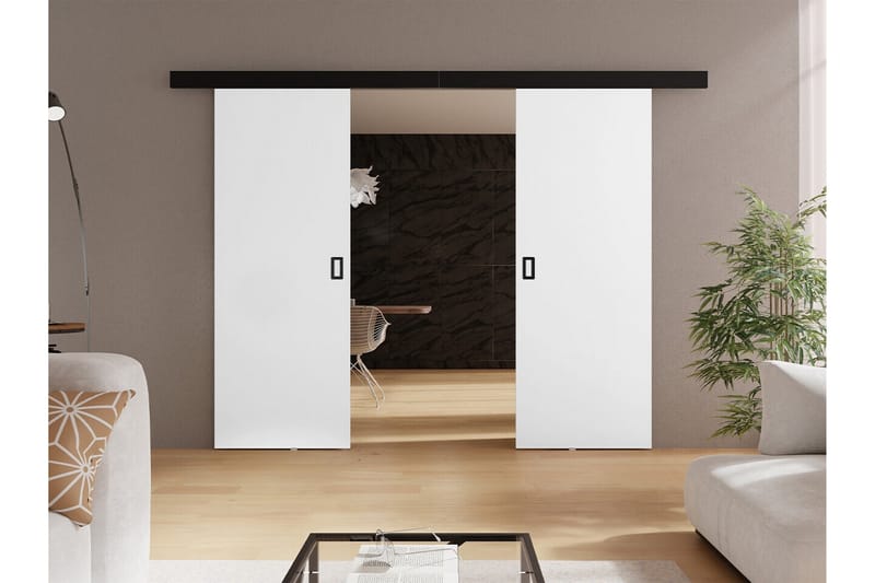 Clonmore Skjutdörr Vit - Förvaring - Sko- & klädförvaring - Garderober & garderobssystem