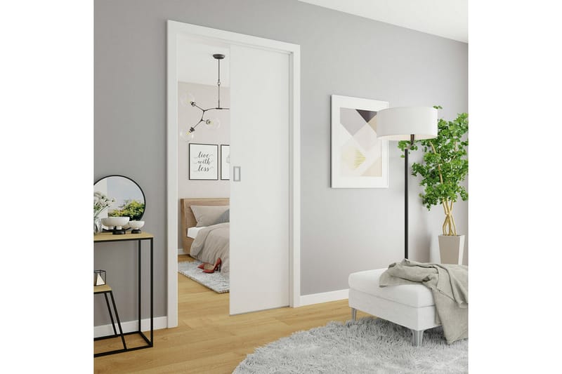 Clonmore Skjutdörr Vit - Förvaring - Sko- & klädförvaring - Garderober & garderobssystem
