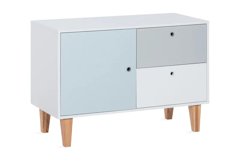 Concept Byrå Vit/Blå/Natur, VOX