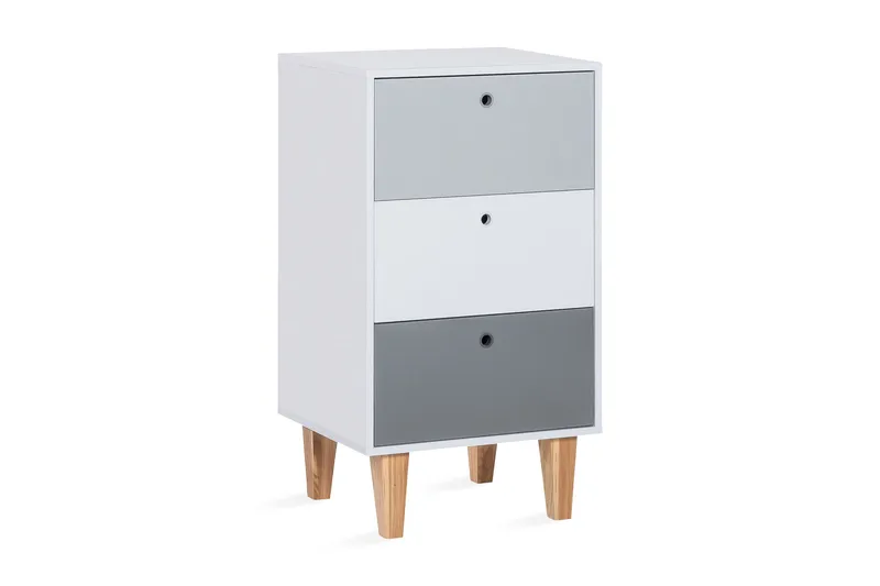 Concept Byrå Vit/Mörkgrå/Natur, VOX