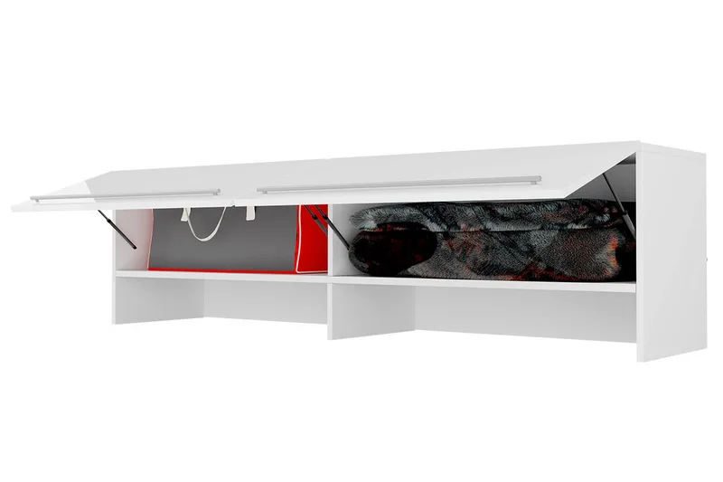 Concept Pro Förvaringsskåp 215x46x58 cm White High gloss 215x46x58 - Förvaring - Förvaringsmöbler - Byrå