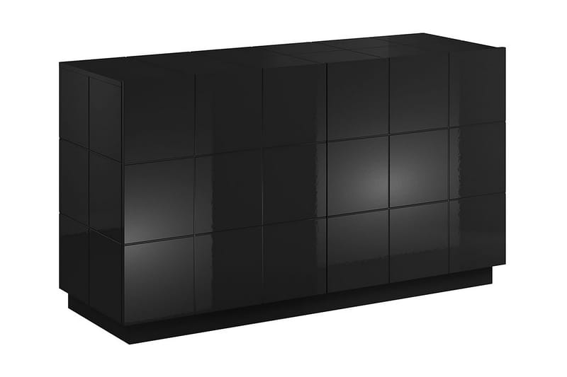 CONDAC Byrå 138 cm Hög Svart - Byrå