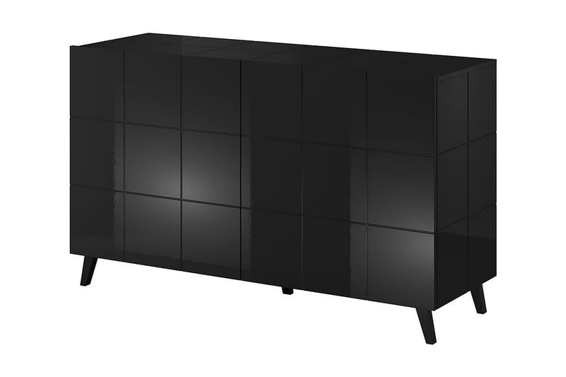 CONDAC Byrå 138 cm Hög Svart - Byrå