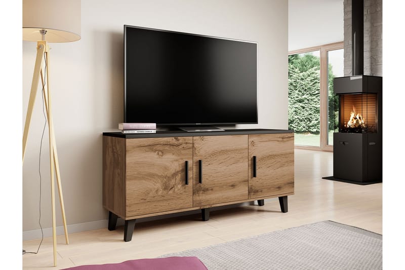 COPLIN Byrå 45x150 cm Natur/Svart - Förvaring - Förvaringsmöbler - Byrå