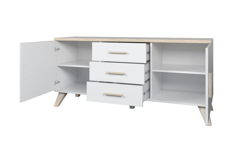 COPLIN Byrå 45x150 cm Natur/Svart - Förvaring - Förvaringsmöbler - Byrå