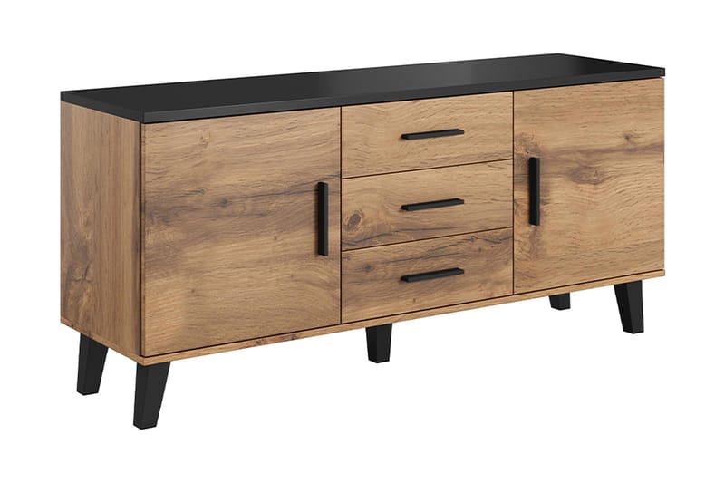 COPLIN Byrå 45x150 cm Natur/Svart - Förvaring - Förvaringsmöbler - Byrå