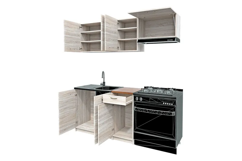 Crawley Förvaringsskåp - Trä - Förvaring - Förvaringsmöbler - Byrå