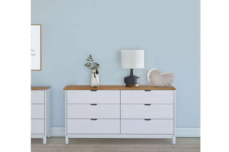 Crotone Byrå 150x39 cm - Vit - Förvaring - Förvaringsmöbler - Byrå