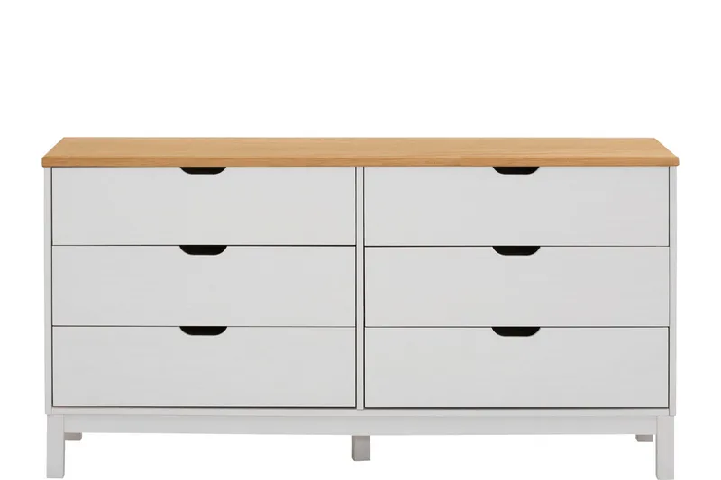 Crotone Byrå 150x39 cm, Vit