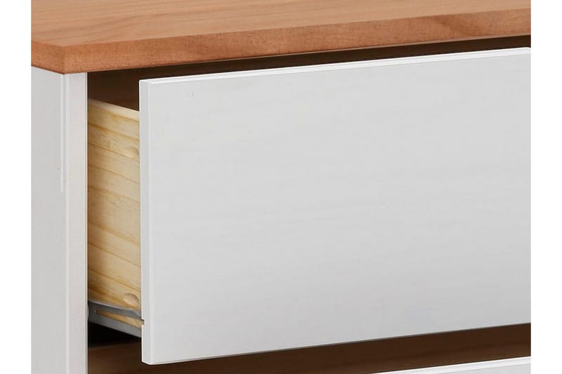 Crotone Byrå 76x39 cm 3 Lådor - Vit - Förvaring - Förvaringsmöbler - Byrå