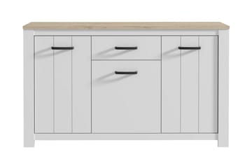 Crumpton Byrå 161 cm - Vit/Brun - Förvaring - Förvaringsmöbler - Byrå