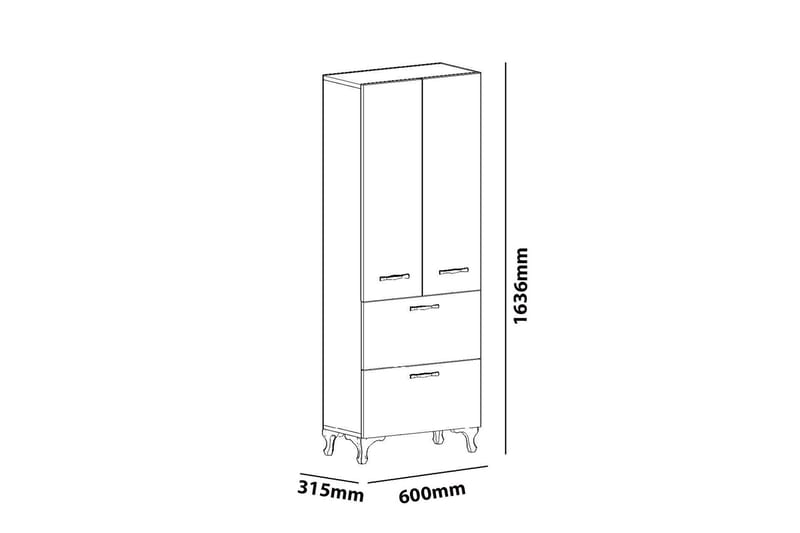 Decorotika Förvaringsskåp - Vit - Förvaring - Förvaringsmöbler - Byrå